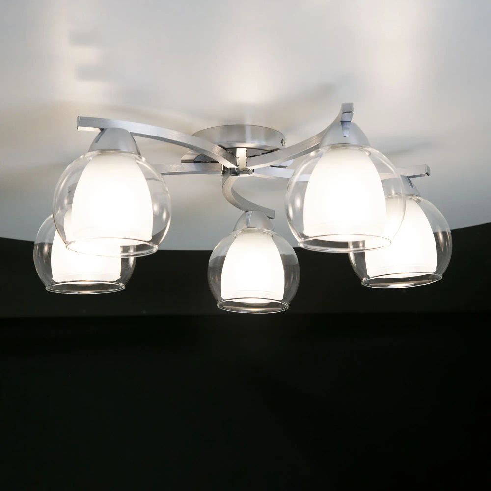 Citilux Кристи CL152157 Люстра потолочная Алюминий Хром