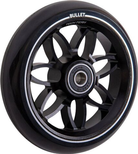 Комплект колёс TechTeam 110*24мм, Bullet, black