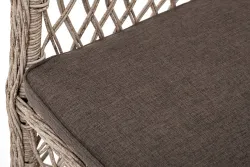 "Эспрессо-80 L" обеденная группа плетеная, цвет бежевый