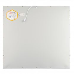 Светодиодная панель ЭРА SPL-510-W-65K-040 40Вт 6500К 595x595x8 белая без драйвера с ушками ультратонкая | Панели с внешним драйвером