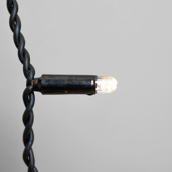 Светодиодный занавес 2*3 м., 600 LED, тепло-белый, статика, черный провод каучук, LTC (ECO602-1-2WW)