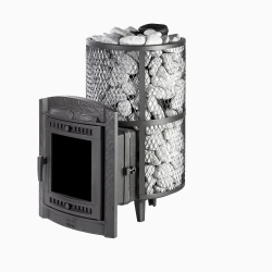 Банная печь «Атмосфера XL» сетка нержавейка