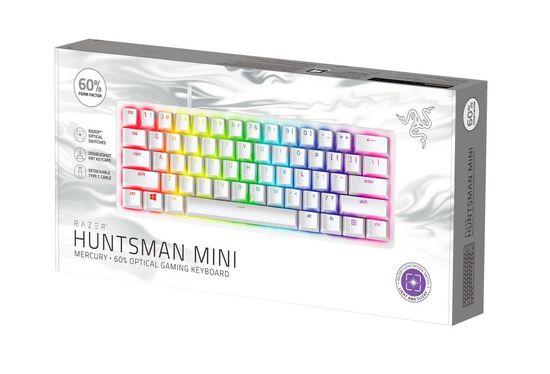 Razer Huntsman Mini (Mercury White) US Layout Gaming Keyboard White (Белый)