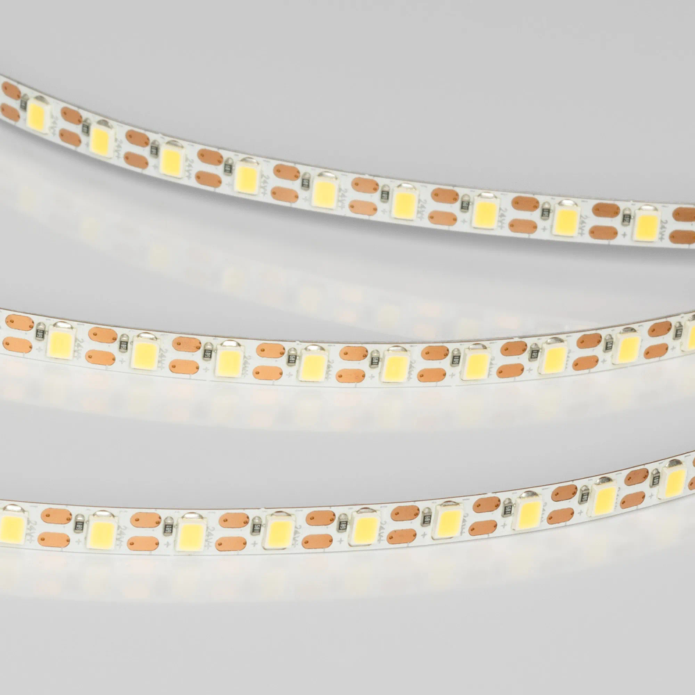 Светодиодная лента FC-A120-5mm 24V Сool8K-CX1 (10 W/m, IP20, 5m) (Arlight, резка 1 светодиод) 055975