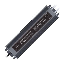 UET-VAF-200A67 12V IP67 2 выхода Блок питания ультратонкий. 200Вт. Металлический корпус. TM Uniel