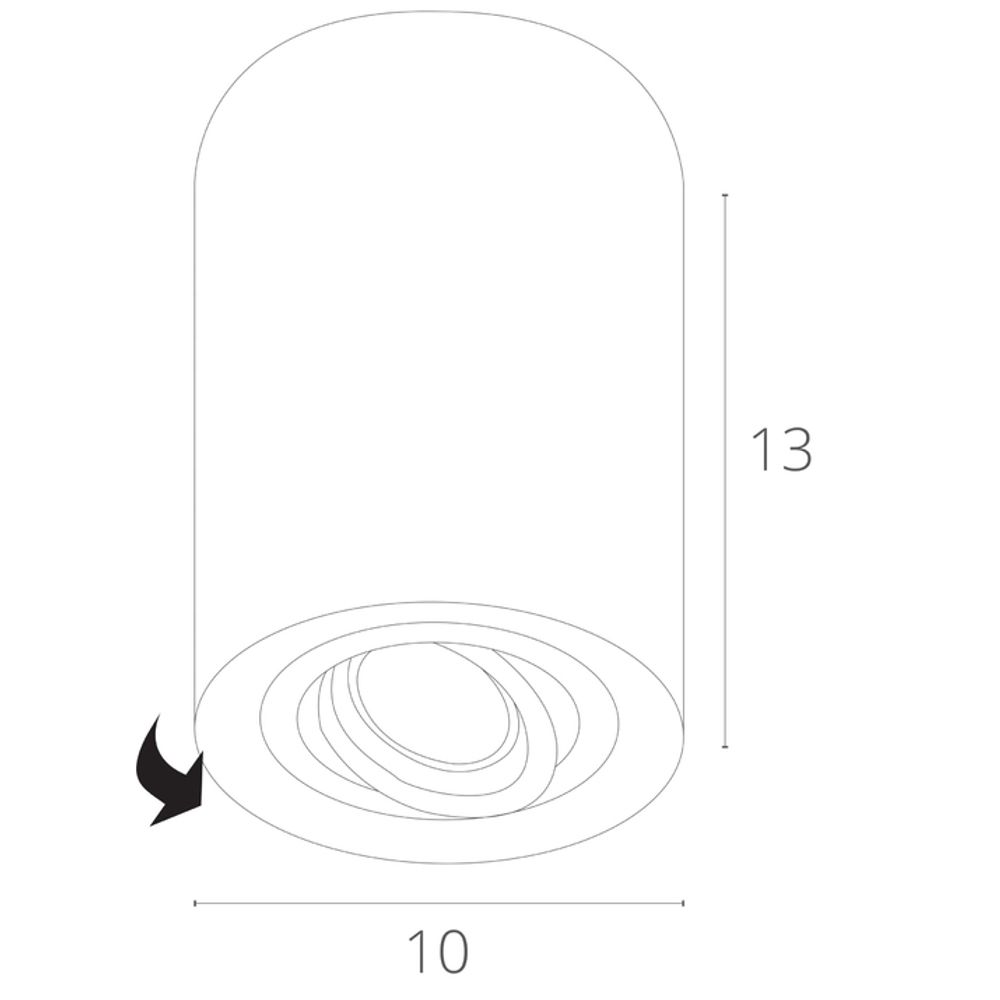 Точечный накладной светильник Arte Lamp