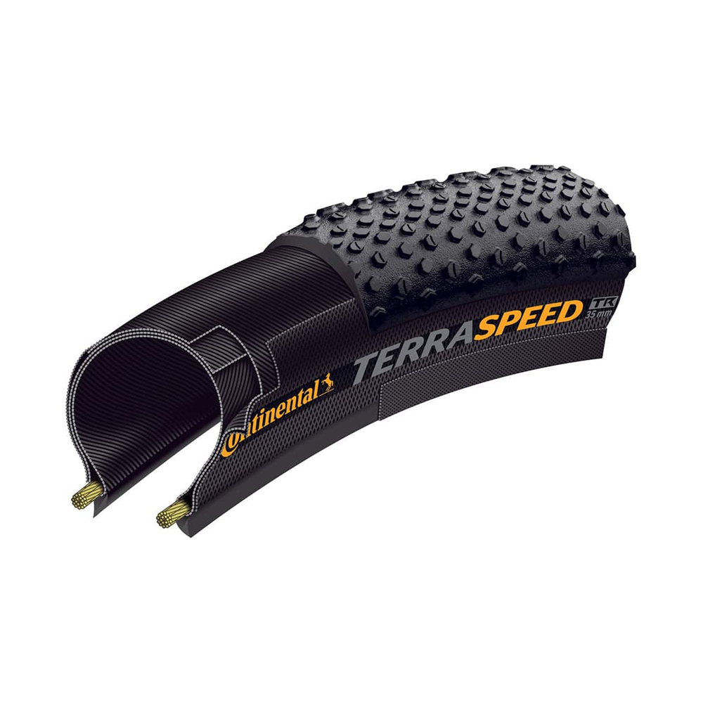 Покрышка гравийная CONTINENTAL TERRA SPEED PROTECT Черная