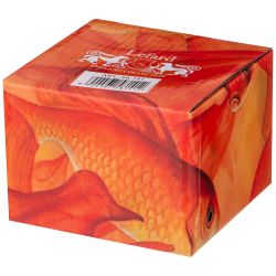 ИКОРНИЦА LEFARD "ЗОЛОТАЯ РЫБКА" С КРЫШКОЙ И ЛОЖКОЙ 10*10*9 СМ (КОР=36ШТ)