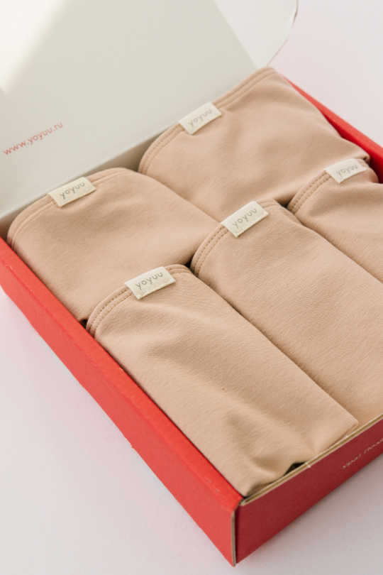 Набор из 5 трусов в красной упаковке