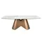 Обеденный стол Angel Cerda 1172, 240х120 см, белая керамика 