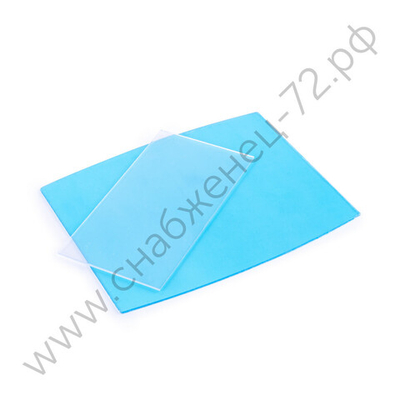 Комплект поликарбонатных стекол  №2 (10 внешних 119х98мм, 1 внутреннее 96х51мм, для масок Корунд-2/CВАРИС/Лорд)