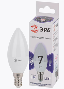 ЛАМПА СВЕТОД ЭРА LED SMD B35-7W-860-Е14