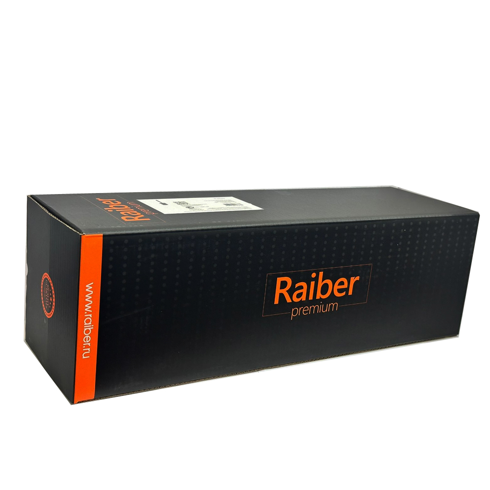 Настенный ерш для унитаза Raiber Premium, Graceful, RPB-80009, матовый черный