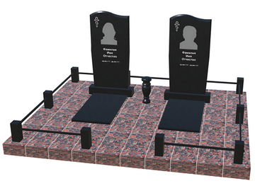 Готовое ритуальное сооружение 3,0м*2,4м (под ключ)