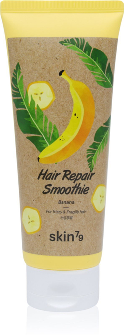 Skin79 Hair Repair Smoothie Banana - глубоко восстанавливающая маска для ослабленных, тусклых волос /   150  ml  / GTIN 8809393405223