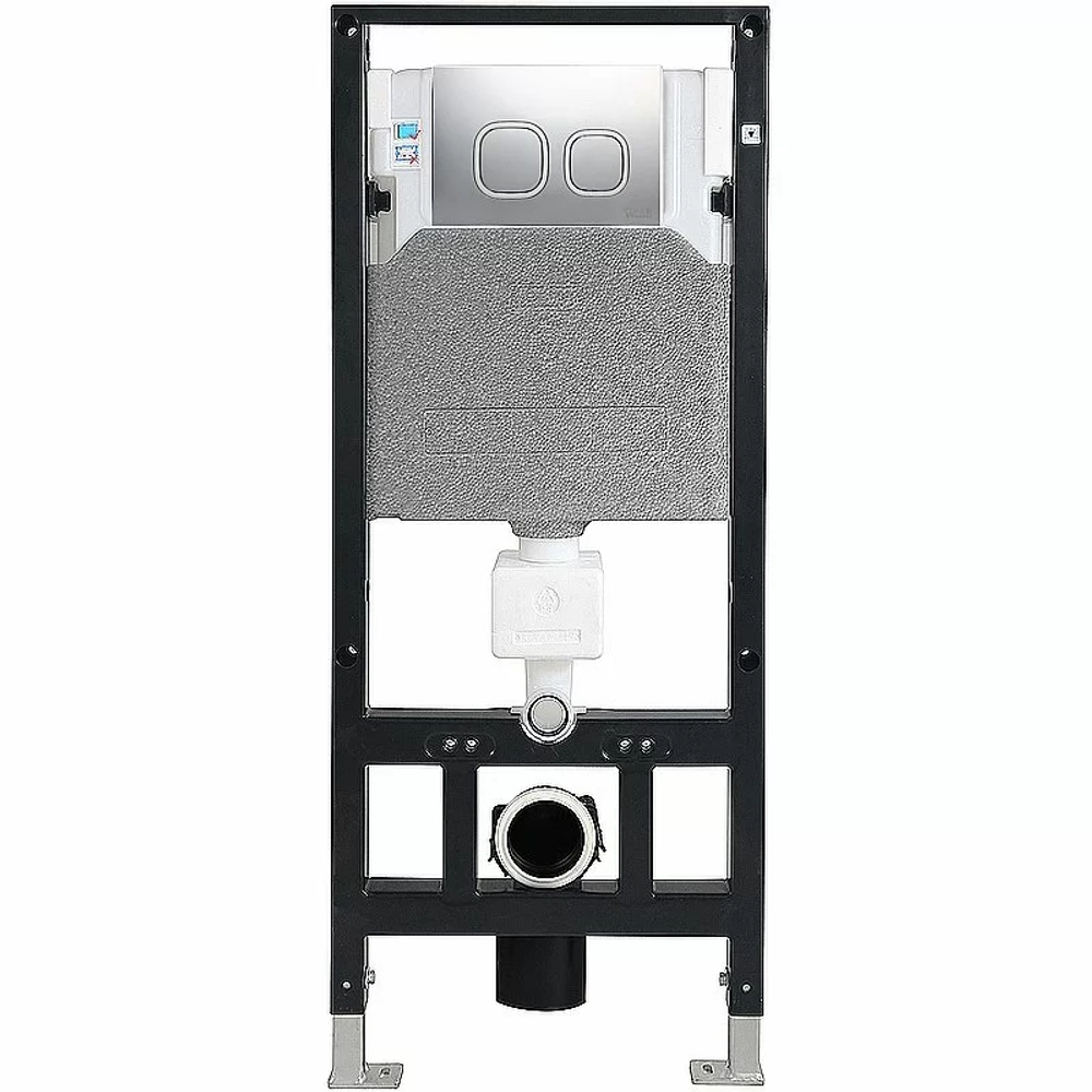 Унитаз с инсталляцией WeltWasser AMBERG 506 + NESENBACH 004 GL-WT + AMBERG RD-CR