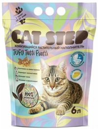 Наполнитель Cat Step 6л Tutti Frutti комкующийся растительный