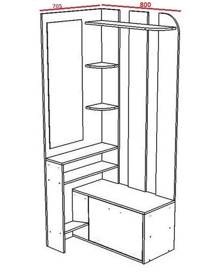 ширина 800 мм