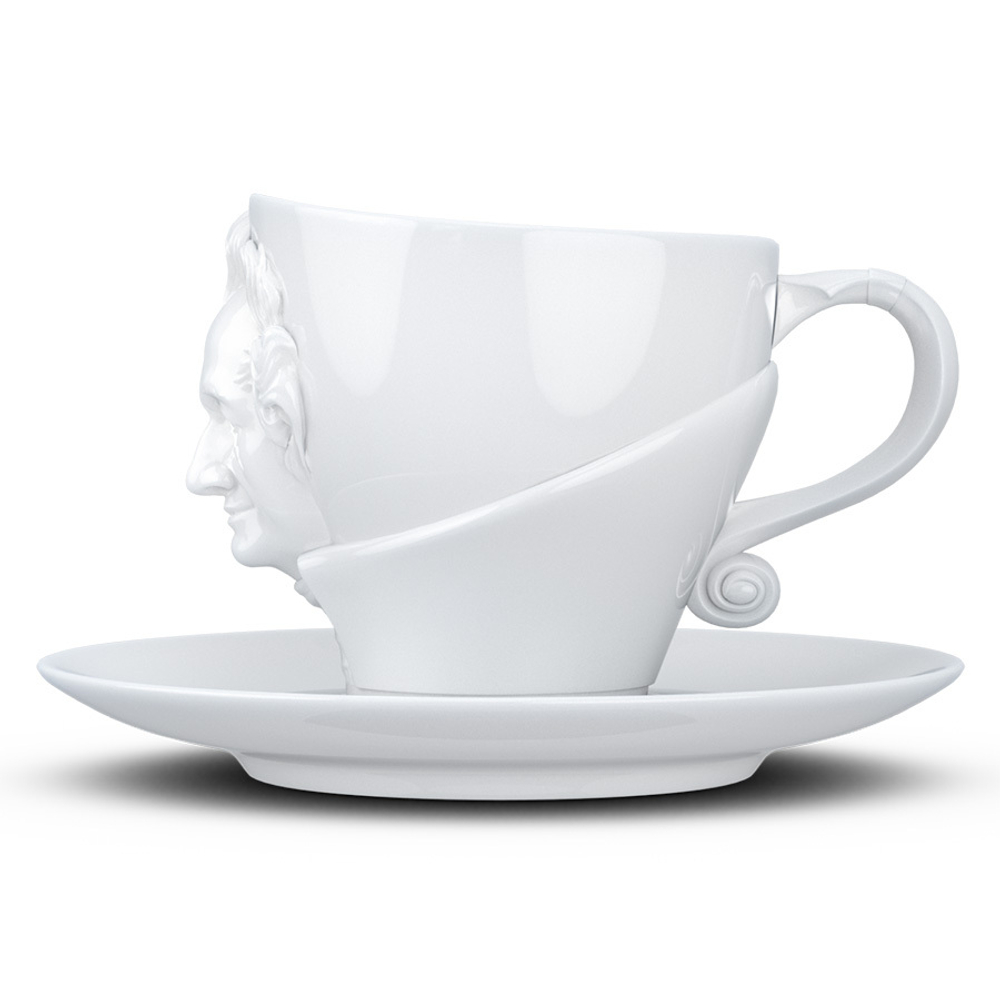 Чайная пара talent, goethe, 260 мл, белая