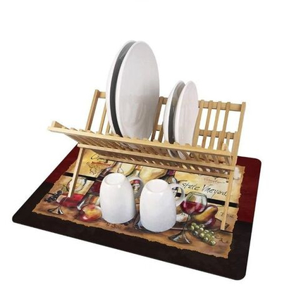 Коврик для кофемашины / кофеварки маленький, Коврик для сушки посуды , 50х60 см, 40x50 см, 30x40 см, 1 шт.