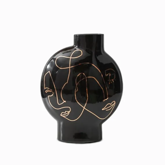 Ваза Faces Print высота 32