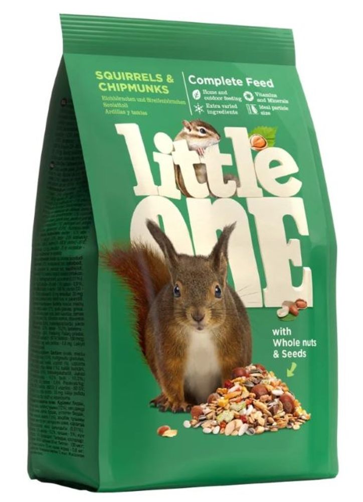 Корм для белок и бурундуков Little One, пакет 400г