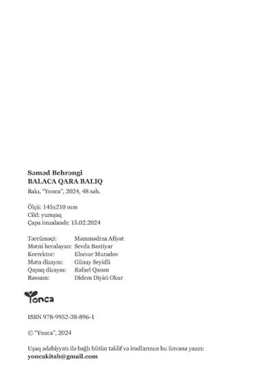 Balaca qara balıq - Hecalarla oxuyuram