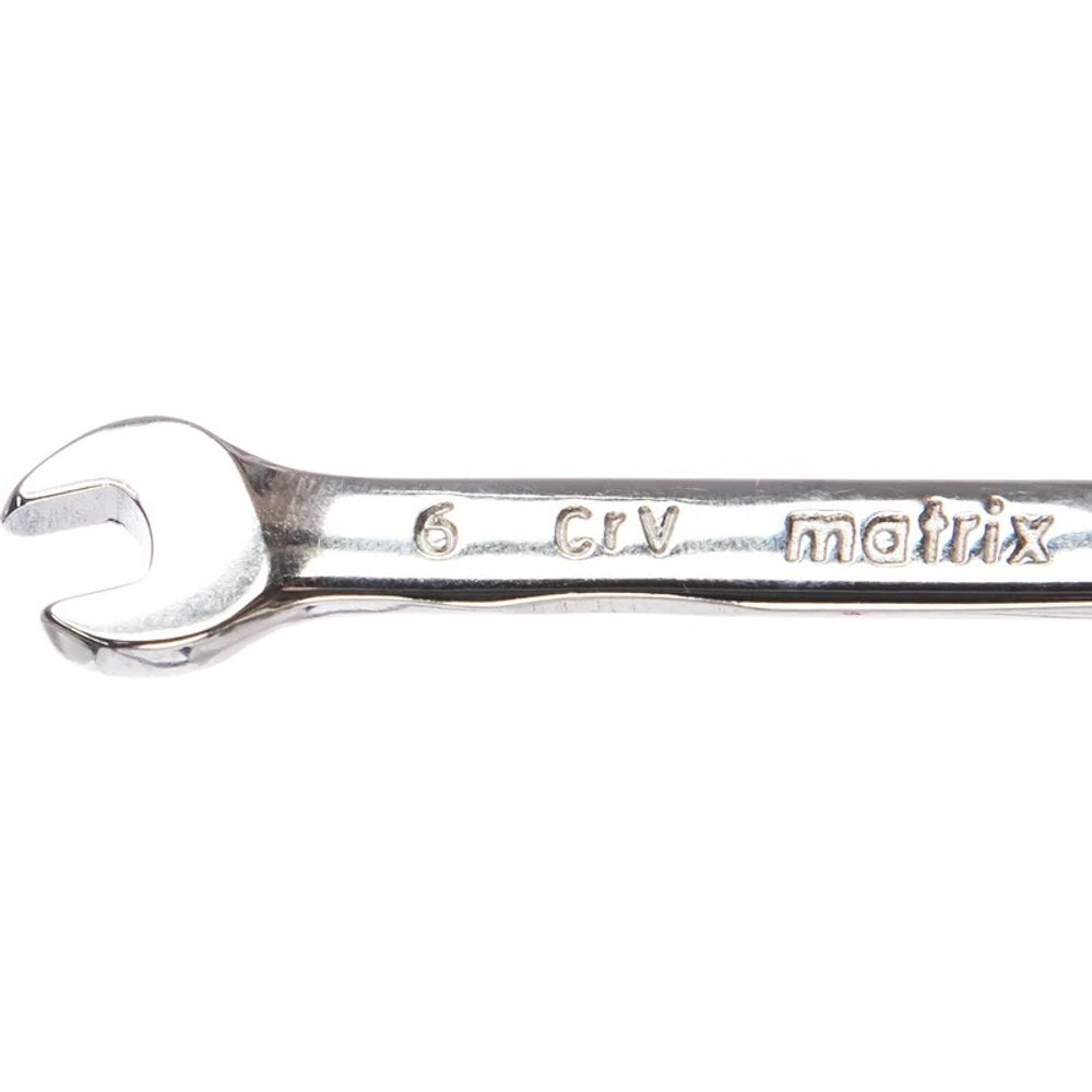 Ключ комбинированный 6 мм CrV MATRIX