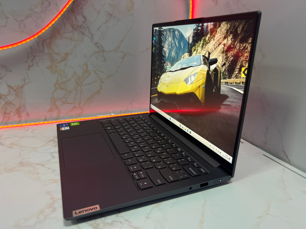 Ноутбук Lenovo Yoga Slim 7 Pro Gen 5 (82NC0016RU) 14"/Intel Core i5-11300H/RAM 8GB/SSD 256GB/Nvidia MX450 2GB/2240*1400/IPS/Windows11/Подсветка кл-ры: LED/серый