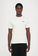 EA7 Emporio Armani UNISEX - Базовая футболка - ванильный лед/молоко