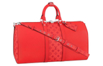 LOUIS VUITTON Keepall Bandouliere 50 Red