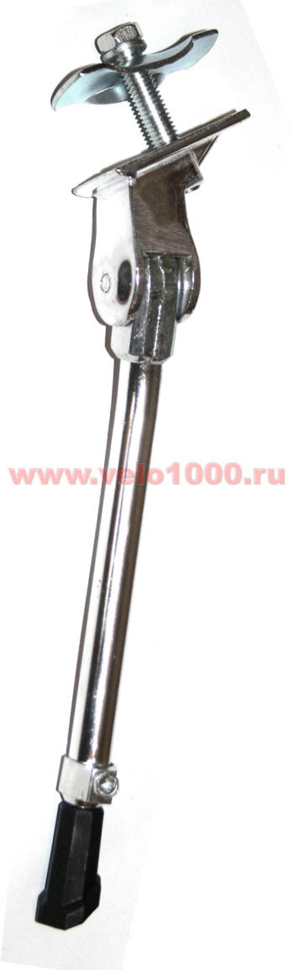 Подножка центральная регулируемая для 20" - 27,5", алюм, серебристая. VLX-KS01