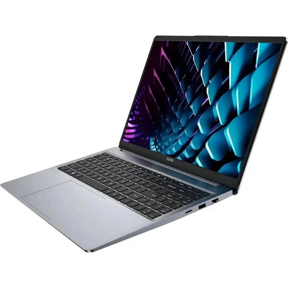 Ноутбук Tecno MegaBook K16SDA 16" IPS Ryzen 5 7430U 8Gb/512Gb SSD Win 11 Home серый (71005000523)