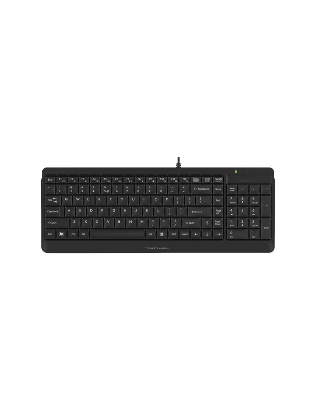 Клавиатура A4Tech Fstyler FK15 черный USB (FK15 BLACK)