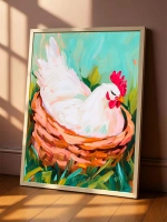 Постер весна 40х50 см интерьерный пасха декор