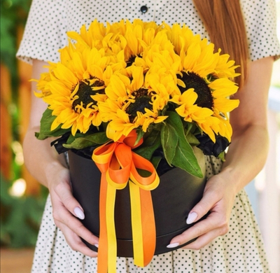 Аквабокс с подсолнухами