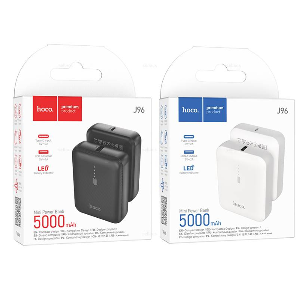 Портативный аккумулятор Hoco J96 5000mAh (black)