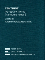 Костюм для девочки, свитшот и брюки, зеленый
