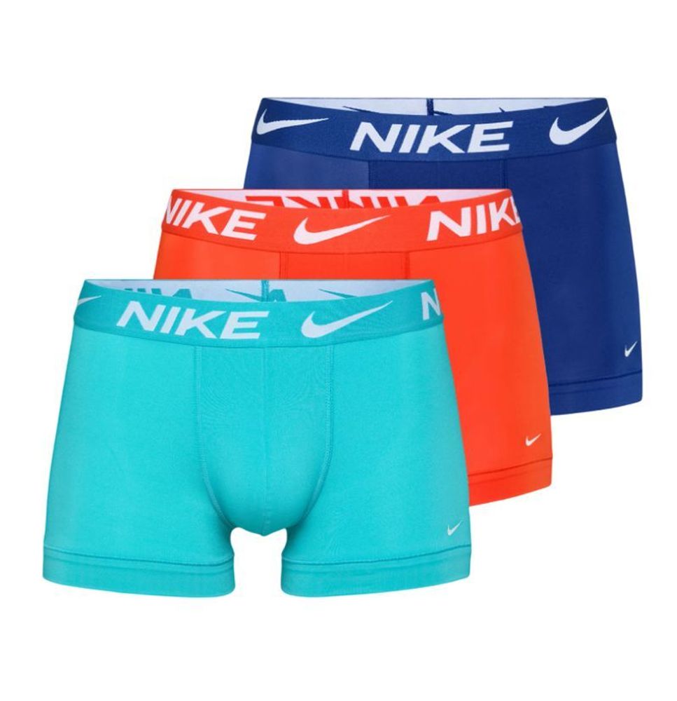 Мужские спортивные боксеры Nike Dri-Fit Essential Micro 3P - пикантно-красный/пыльный кактус/глубокий королевский