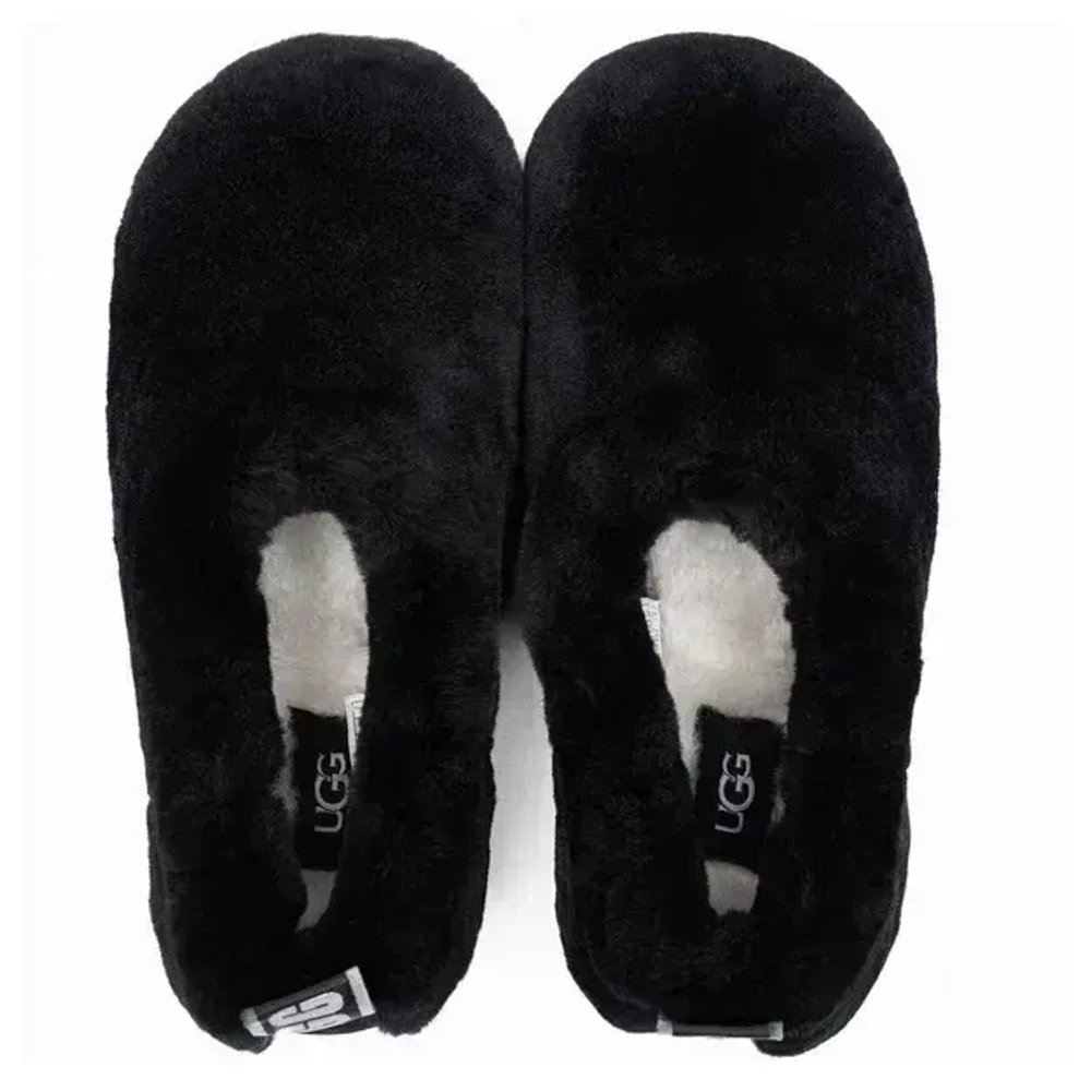 Ugg Hailey Fluff Slippers Black