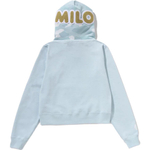 A Bathing Ape Bathing Ape Sweatshirts Cardigan Cotton Moderate No Fleece Lined Regular Sleeve Zip Closure 2m30 215 301 синий