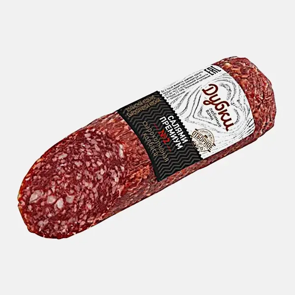 Колбаса Дубки Салями Премиум сырокопченая 200г