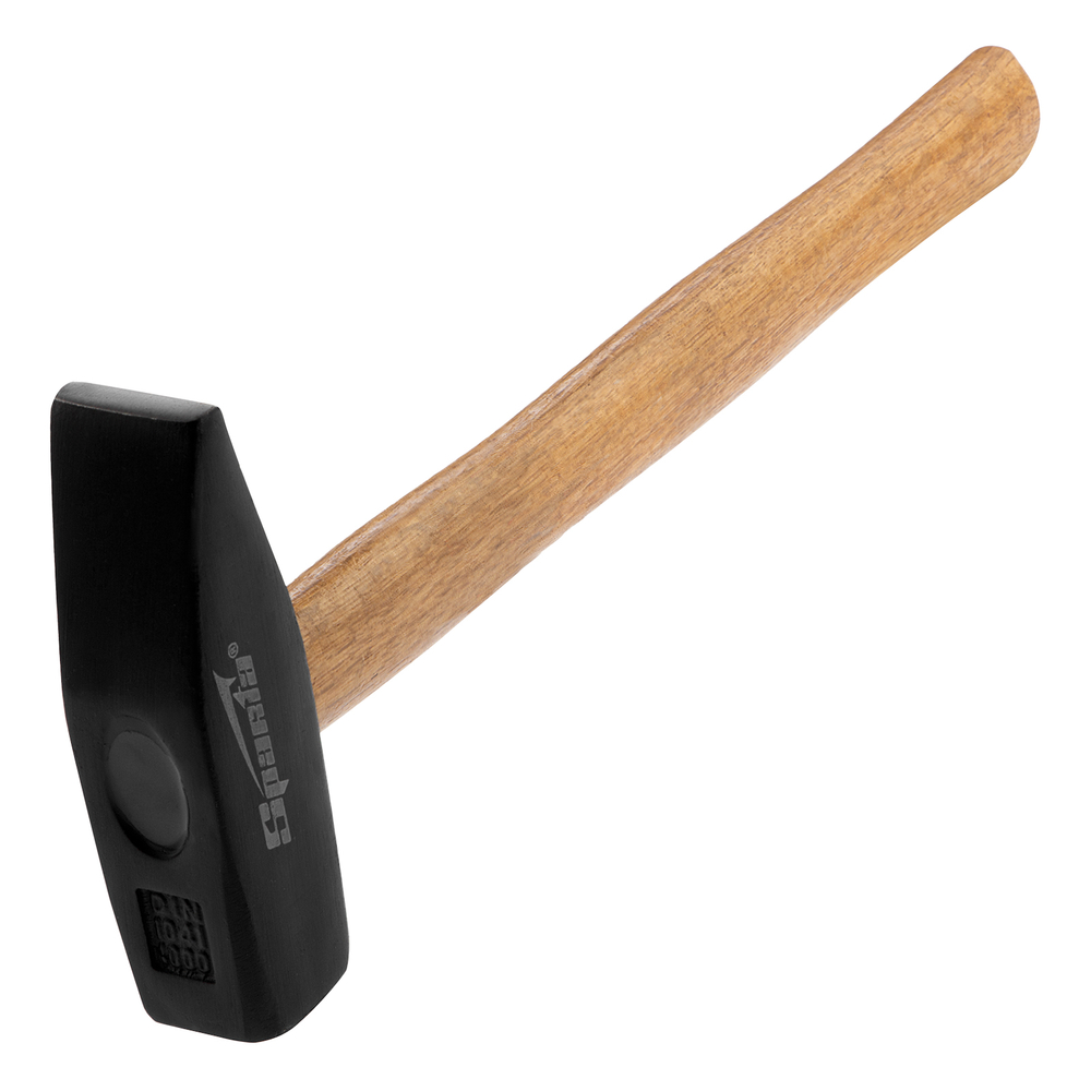 Молоток слесарный, 1000 г, квадратный боек, деревянная рукоятка// Sparta