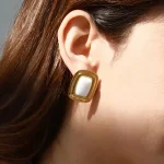 Серьги Классик, Золотые