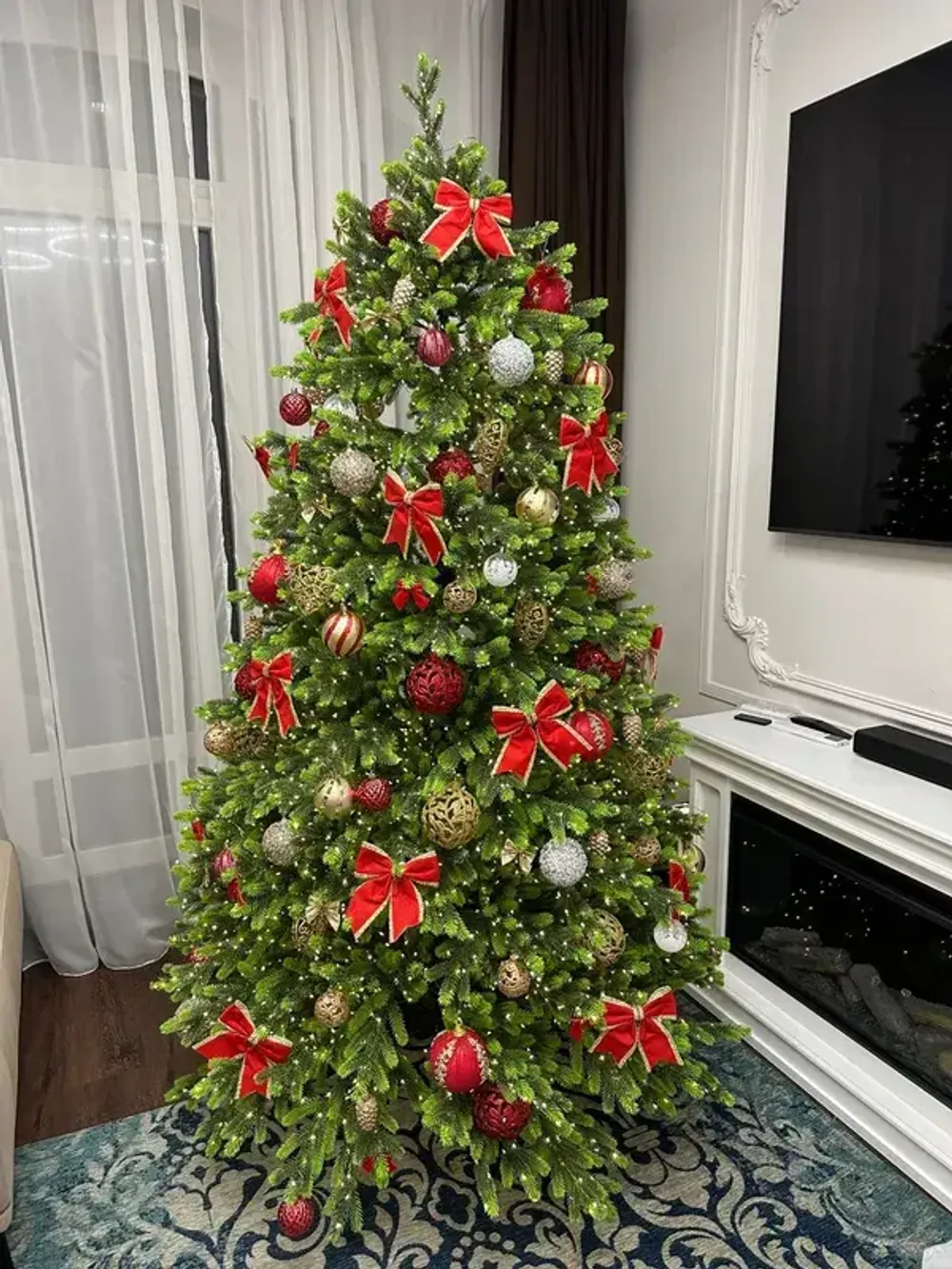 Ель искусственная «Мисхор» (Литая хвоя) от 1,2 м до 2,4 м