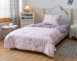 Детское постельное белье 1.5 спальное Sofi De MarkO Зайчата розовое