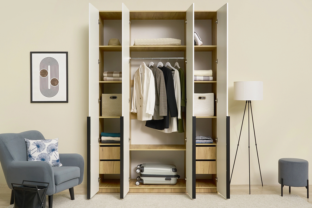 Шкаф Марвэл 4-х створчатый