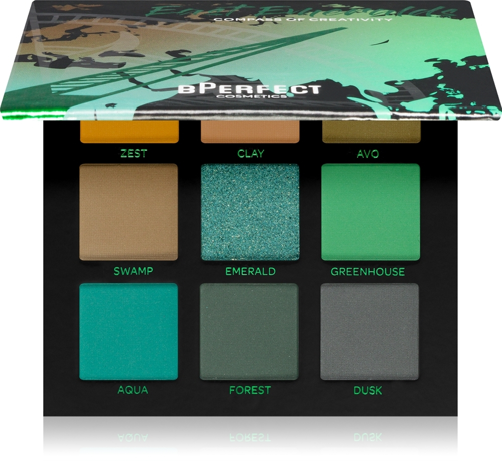 BPerfect Compass of Creativity East Emeralds Palette - палитра теней для век, 110 g