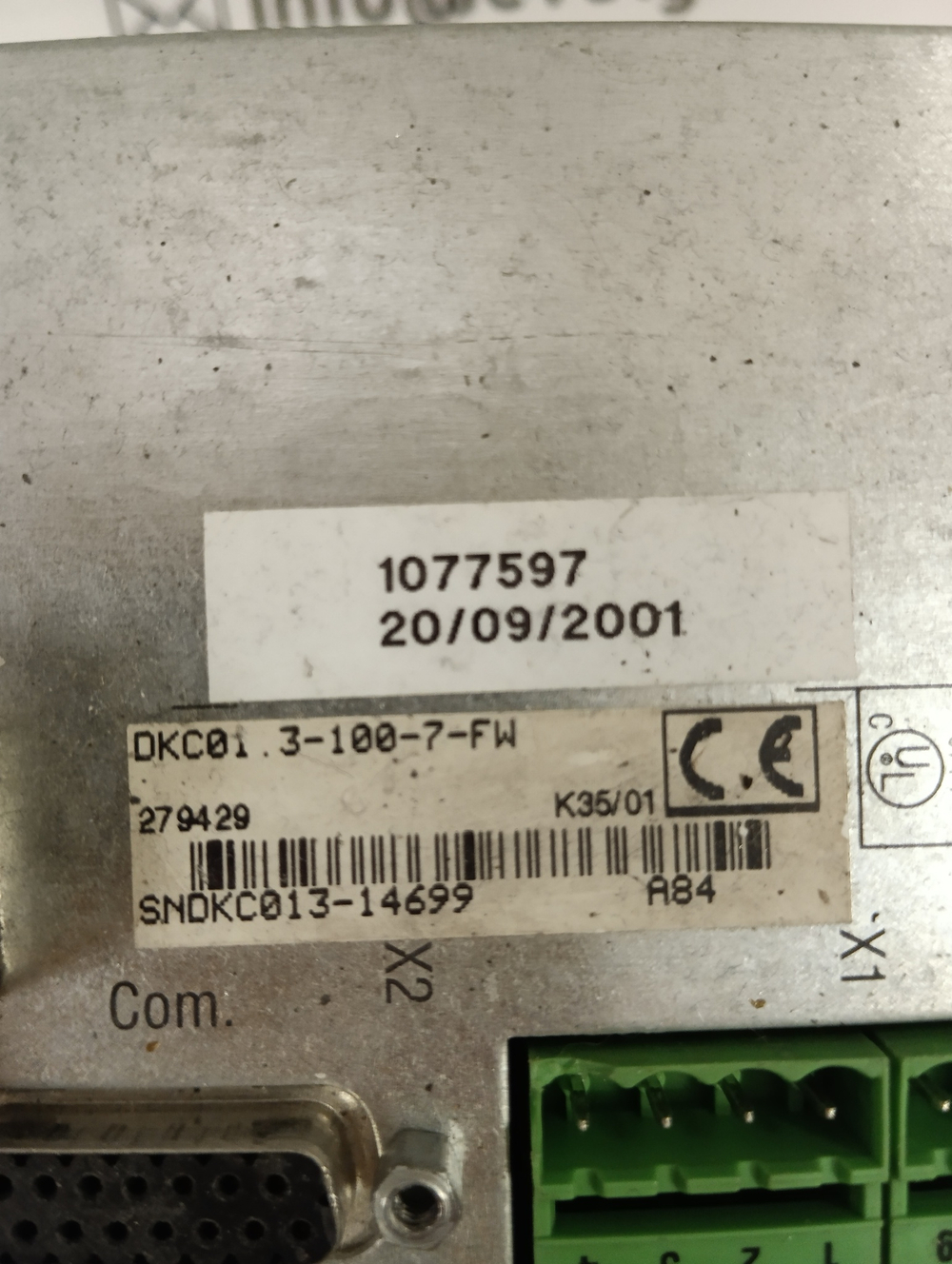 Rexroth DKC01.3-100-7-FW (FWA-EC0DR3-SMT-02VRS-MS)** б/у