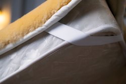 Одноместный матрас из согревающей мед овчины